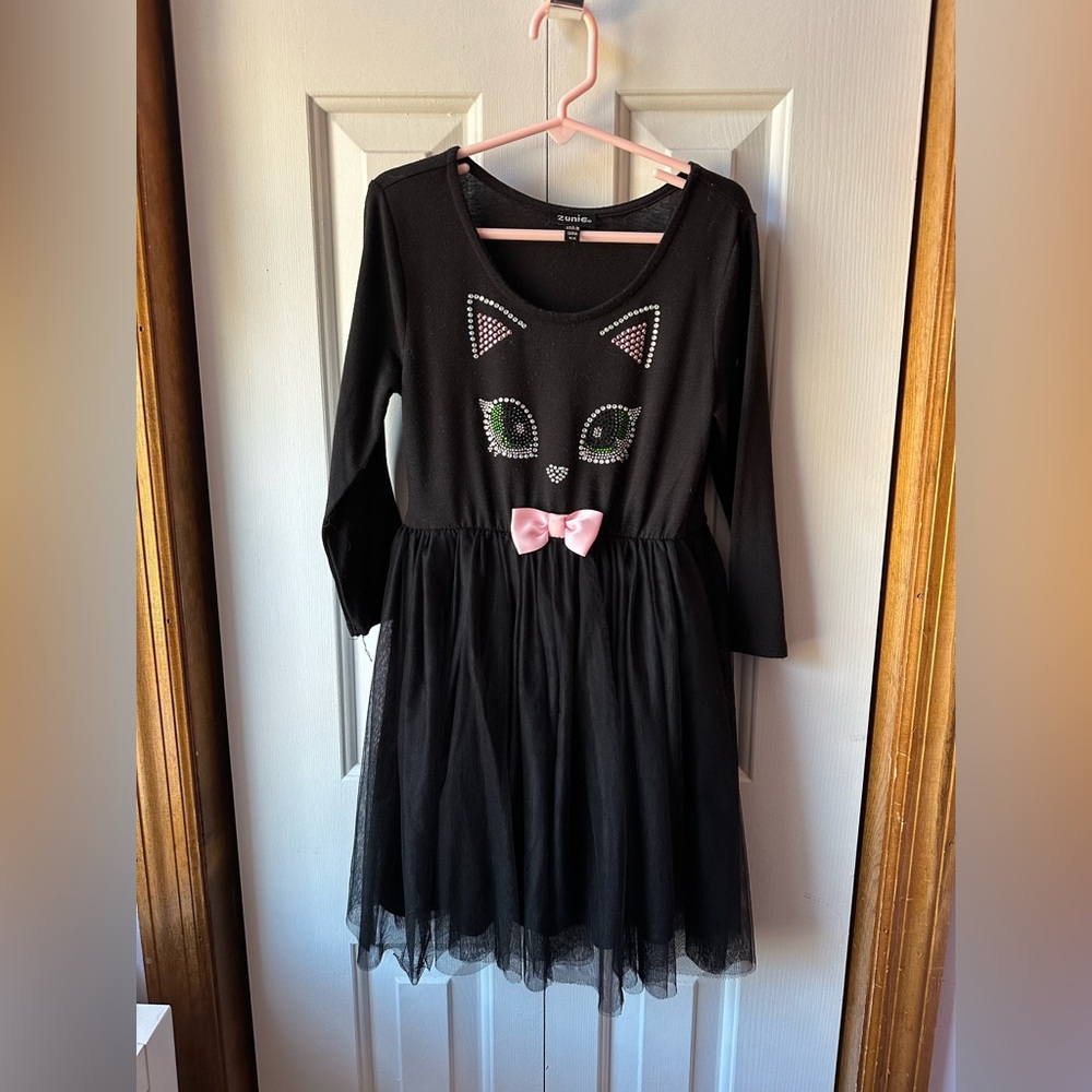Casual cat play dress 6x
